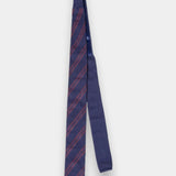 Maze Tie - Indigo Blue
