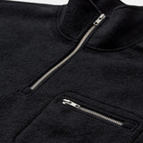AKToni Wool Halfzip - Caviar