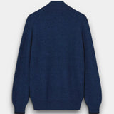 Ian Zip Cardigan - Indigo Blue