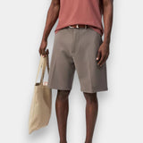 Yasan Shorts - Brown Seersucker