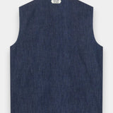 Pisa Waistcoat - Blue Chambray