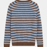 Carlos Stripe Knit - Chocolate Brown