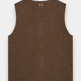 Cess Soft Zip Vest - Toasted Coconut
