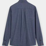 Marco Flannel Shirt - Navy Check
