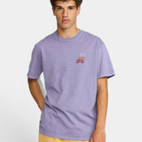 1454 LIN Printed Tee - Purple