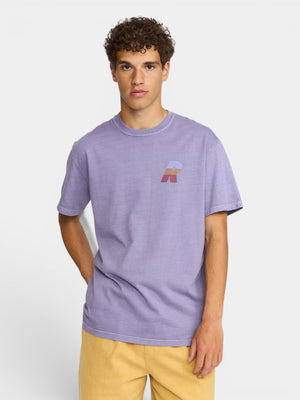 1454 LIN Printed Tee - Purple