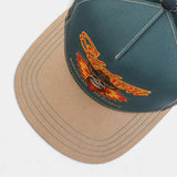 Cowboy Skull Truckercap - Petrol