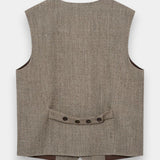 Conor Tweed Waistcoat - Toffee