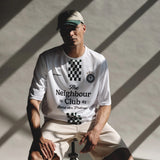 Nigel Boxy Fut Tee - Hvid