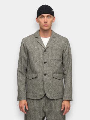 AKJoe Wool Blazer - Caviar Melange