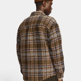 Zipped Overshirt - Brown