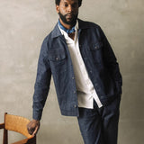 Marcello Chambray Overshirt - Indigo Blue