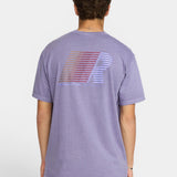 1454 LIN Printed Tee - Purple
