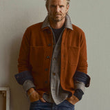 Hew Wool Overshirt - Ginger Bread