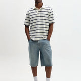 Redman Polo - Ecru Stripe