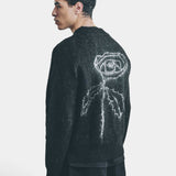 Century Rose Knit - Black