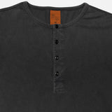 LS Henley Tee -  Washed Antracite