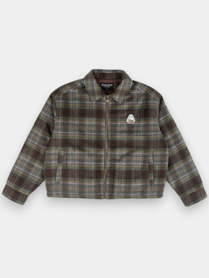 Retro Field Jacket - Brown Check