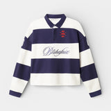 Florentina LS Polo - White/Navy
