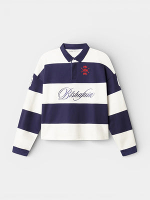 Florentina LS Polo - White/Navy