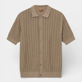 Dario SS Knit Polo - Dune
