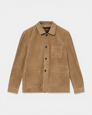 Conor Suede Jacket - Toasted Coconut