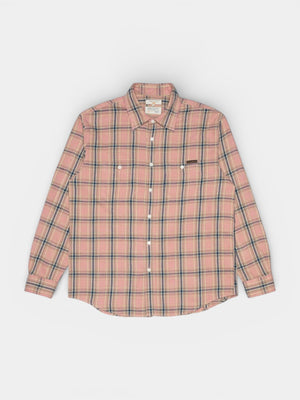 Julian Worker Shirt - Pink Check