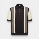 Timian Knit Polo - Brown