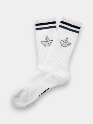 Paper Hat Socks - Hvid
