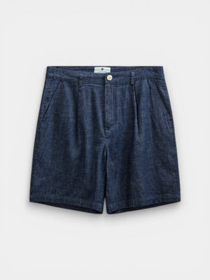 AKjan Chambray Shorts - Sky Captain