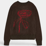 Century Rose Knit - Dark Brown