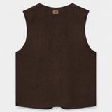 Ryan Boil Waistcoat - Chocolate Brown