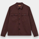Matteo Soft Overshirt - Black Coffee