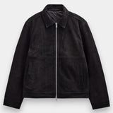 AKCarl Suede Jacket - Caviar