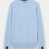 Adam Soft Knit - Light Blue Melange