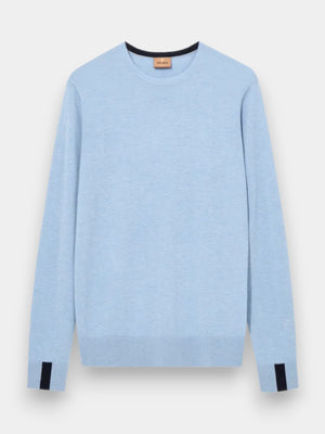Adam Soft Knit - Light Blue Melange