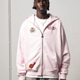 Pitcher Zip Hoodie - Pink