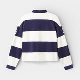 Florentina LS Polo - White/Navy