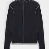 Rune Twolayer Knit - Black Comb