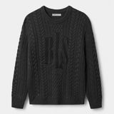 Lee Cable Knit - Black