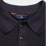 Filo Knit Polo - Navy