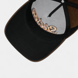 Suede Trucker Cap - Brun
