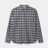 Sven Crepe Shirt – Blue Check