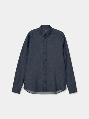 Marco Chambray Shirt - Navy