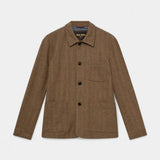 Conor Herringbone Jacket - Ermine