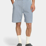 Worker shorts - Navy Stribet