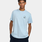 Printed Sim T-shirt - Dust Blue