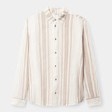 Sven Lino Shirt - Beige Stripe