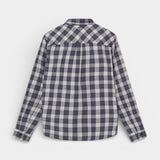 David Spring Check Shirt - Estate Blue