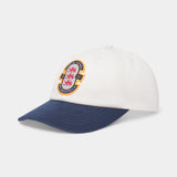 Lion Heart Snapback Cap - White